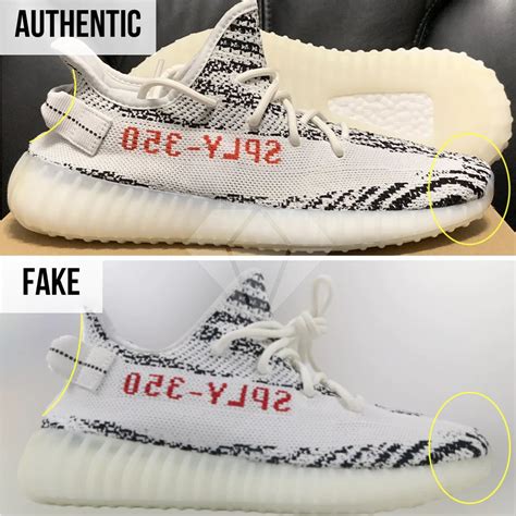 yeezy shoes real v fake|real vs false yeezy slides.